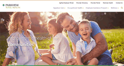 Desktop Screenshot of parkviewtotalhealth.com